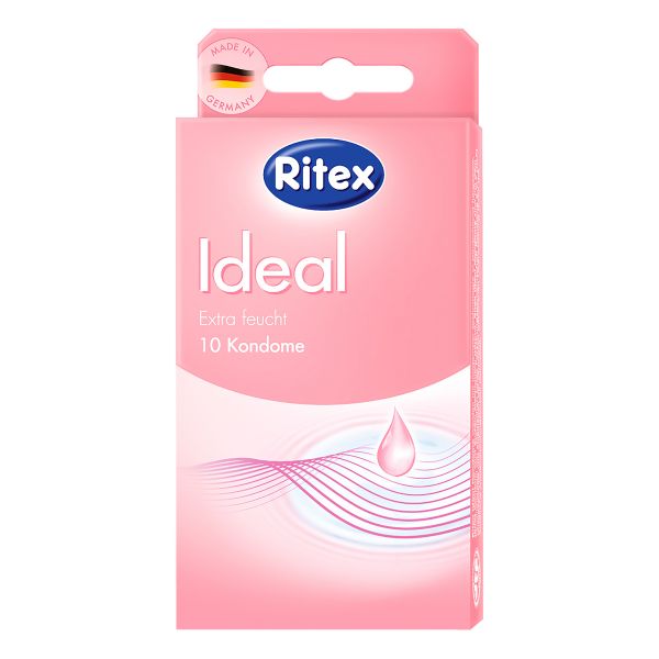 Condones Ritex Ideal paquete con 10 unidades