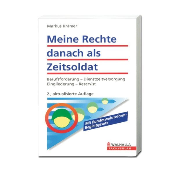 Libro "Meine Rechte danach als Zeitsoldat" - 2da. edición
