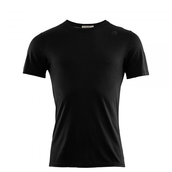 Aclima camiseta LightWool Undershirt Tee jet black