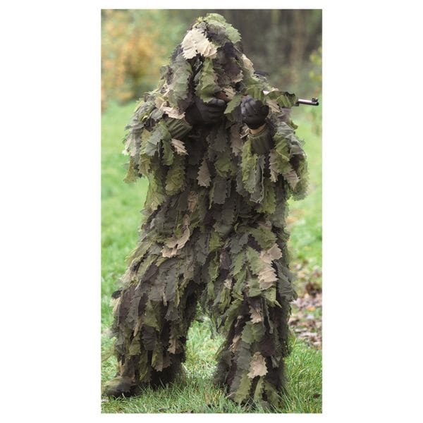 Traje Ghillie Suit Oak Leaf 3D woodland