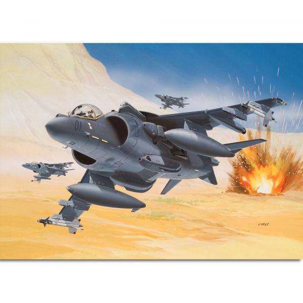 Modelo a escala Revell AV-8B Harrier II plus