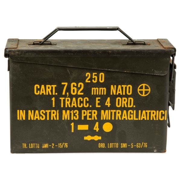 US caja de munición tam. 1 M19A1 Cal.30/7.62 usada