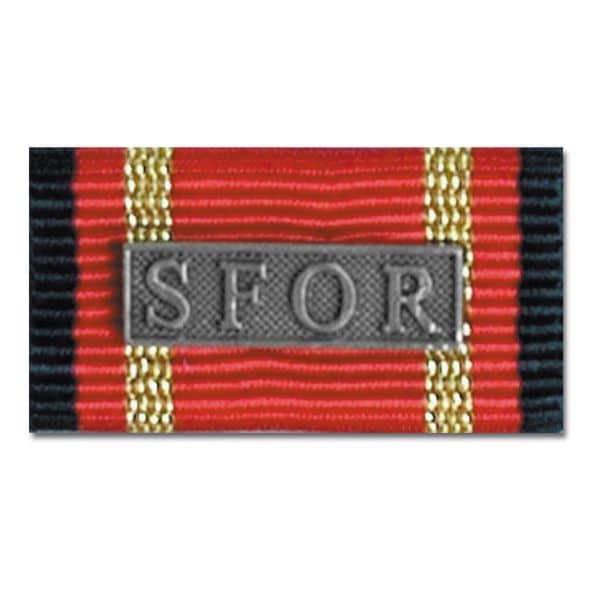 Medalla al servicio SFOR color plateado