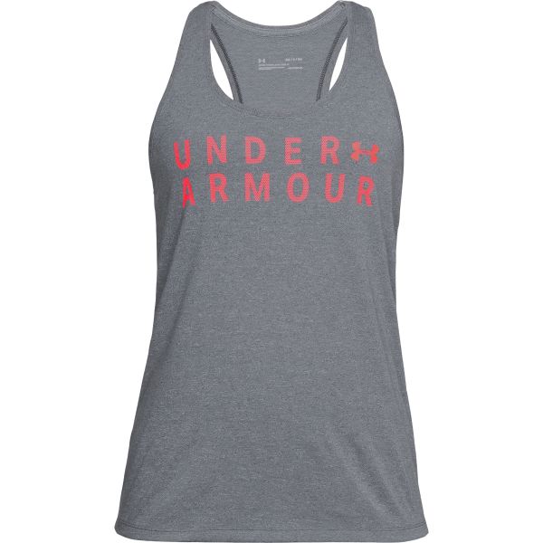 Camiseta sin mangas Under Armour Women Threadborne Twist gris