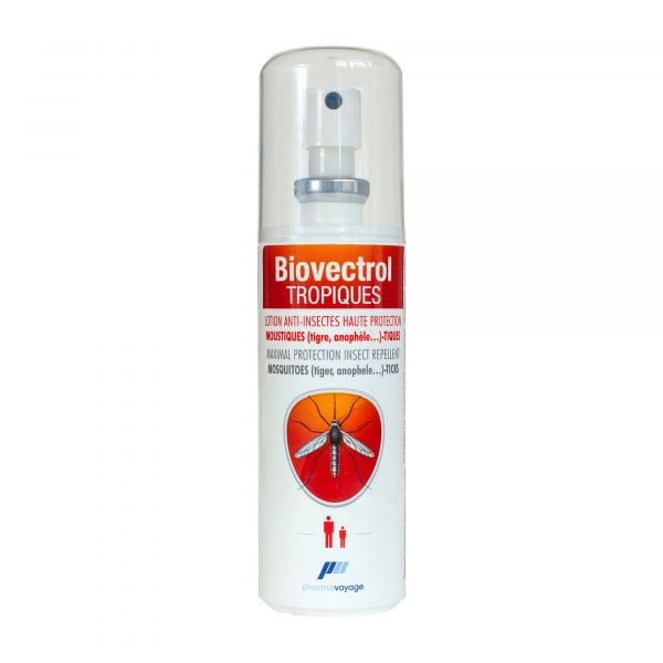 Pharmavoyage aerosol repelente de mosquitos Biovectrol Tropiques