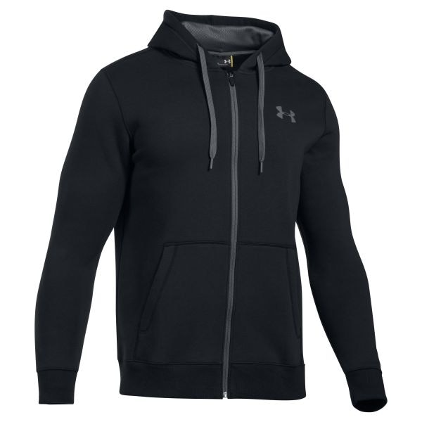 Sudadera Under Armour Zip Hoodie Rival Fitted negro