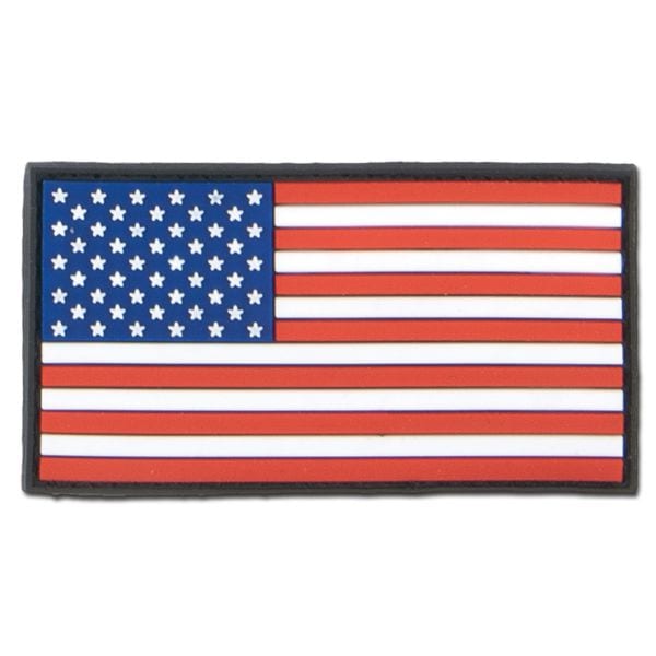 Parche 3D bandera USA a colores