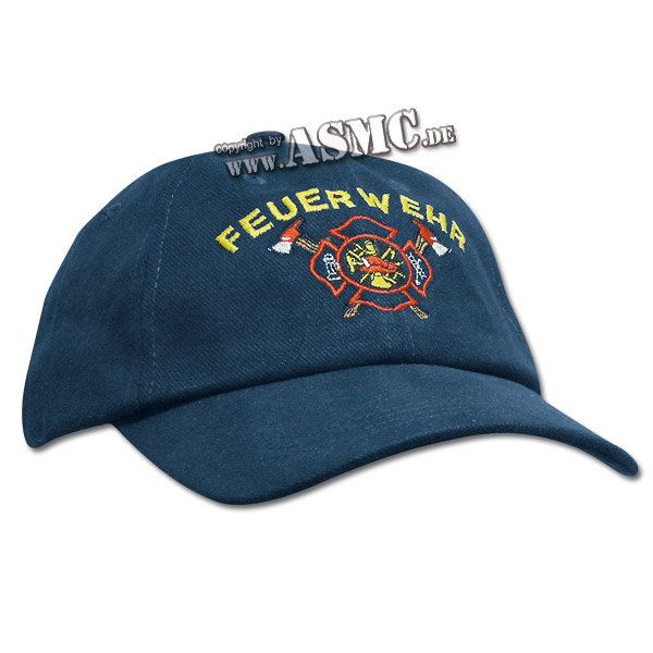 Gorra de béisbol Feuerwehr con escudo
