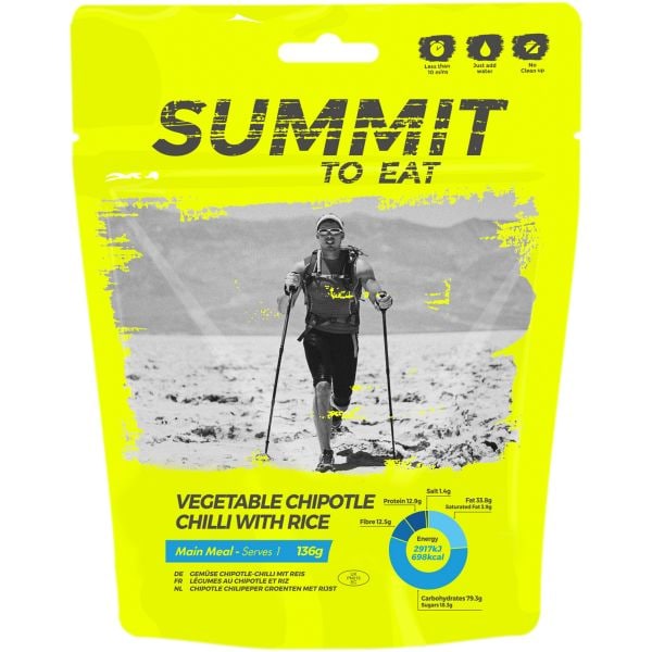 Summit to Eat Vegetales de chile chipotle con arroz