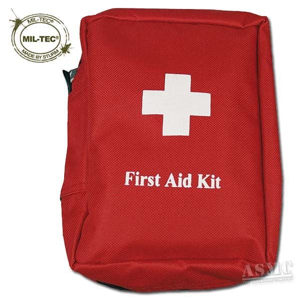 Mil-Tec Kit de primeros auxilios large rojo