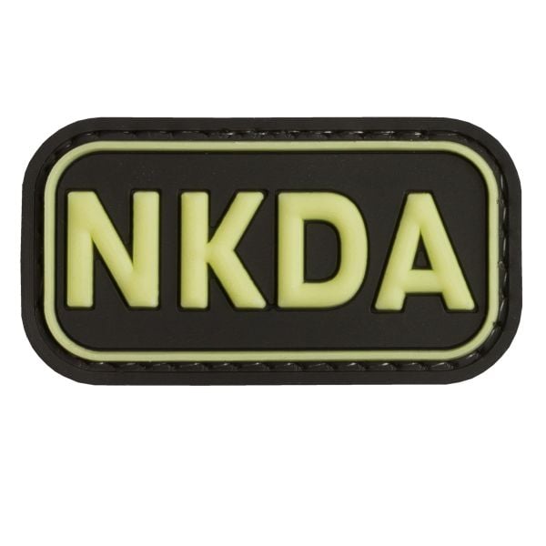 Parche - 3D TAP NKDA – No Known Drug Allergies fosforescente