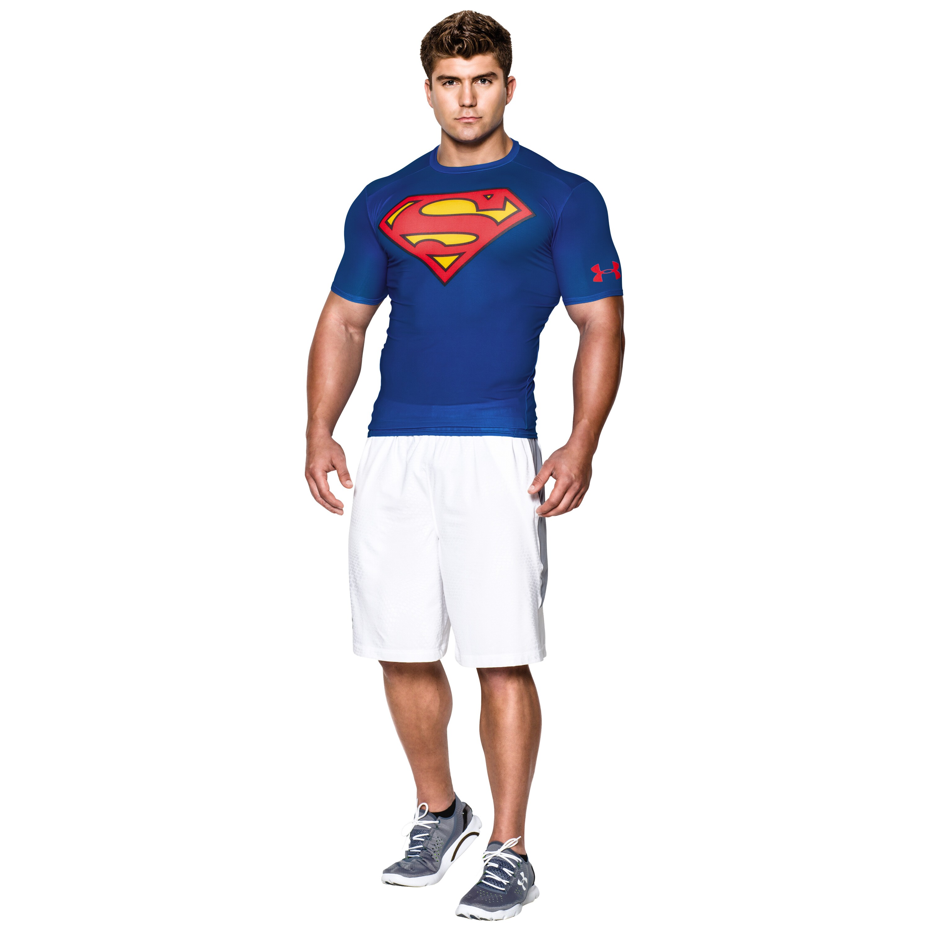 Arenoso Amperio colateral Camiseta Under Armour Alter Ego Superman azul