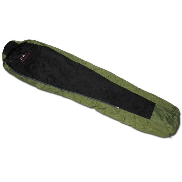 Saco de dormir MFH Duralight verde oliva/negro