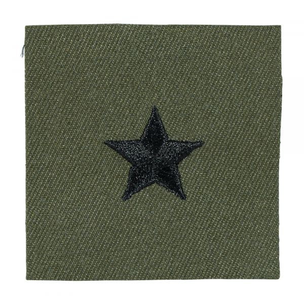 Insignia textil de rango US Brigadier General verde oliva