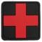 Parche - 3D TAP Red Cross Medic negro-rojo