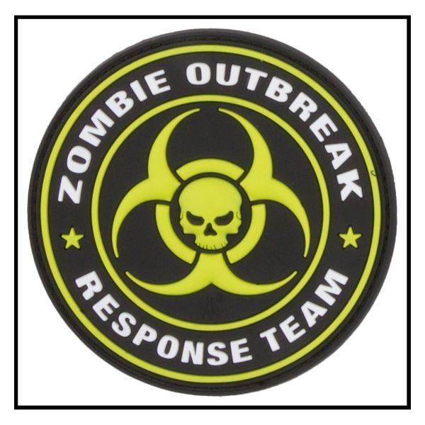 Parche - 3D Zombie Outbreak Response Team hi-viz neon