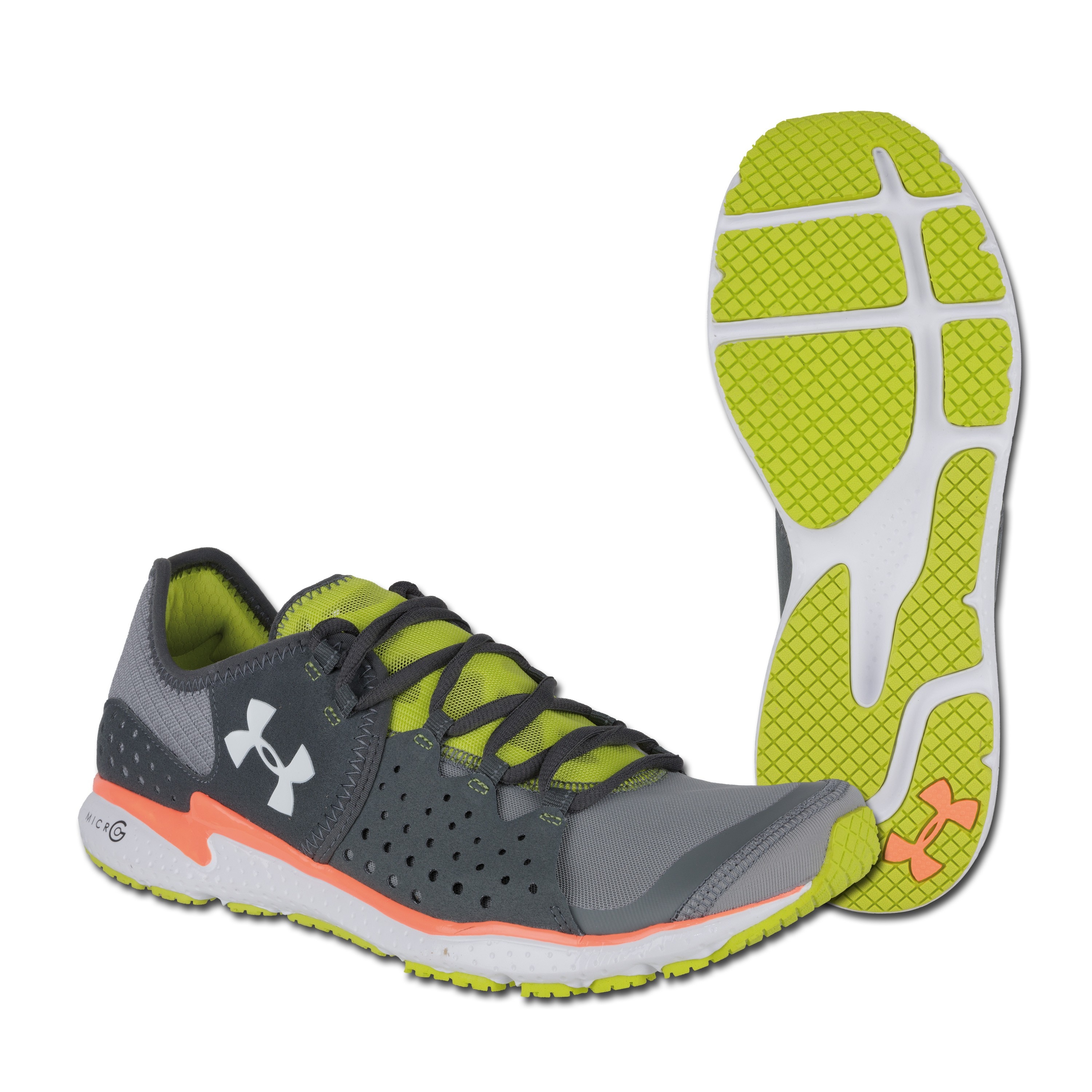 Zapatillas para correr Armour G® Mantis gris-naranja | Zapatillas para correr Under Armour Micro G® Mantis gris-naranja | Otros | Zapatos | Botas / Zapatos & Más Indumentaria