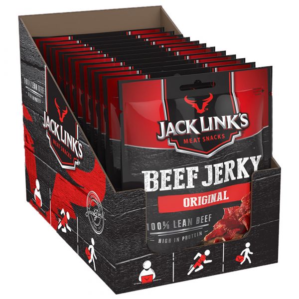 Jack Links Beef Jerky Original 40 g -12 unids.