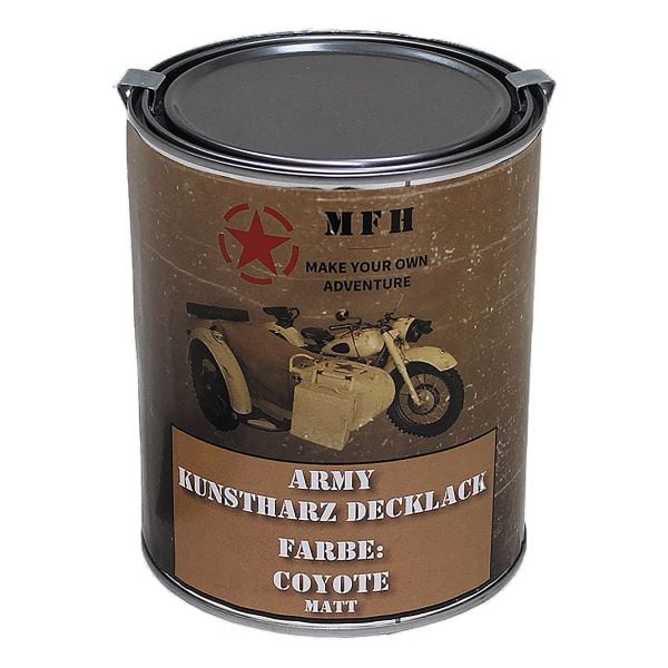 MFH lata de pintura Army Lack 1 litro mate coyote