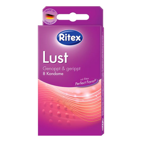 Condones Ritex Lust paquete de 8 unidades