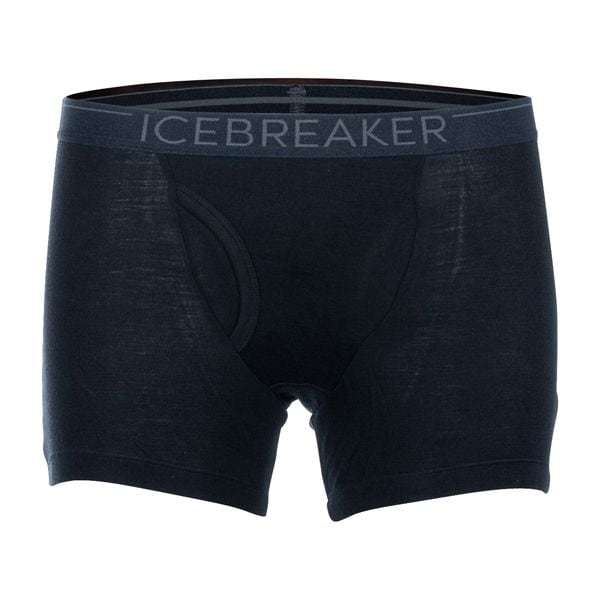 Icebreaker bóxer 175 Everyday con bragueta negro