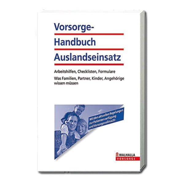 Libro Vorsorge-Handbuch Auslandseinsatz