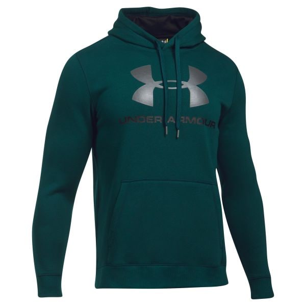 Sudadera Under Armour Hoodie Rival Fitted Graphic petrol