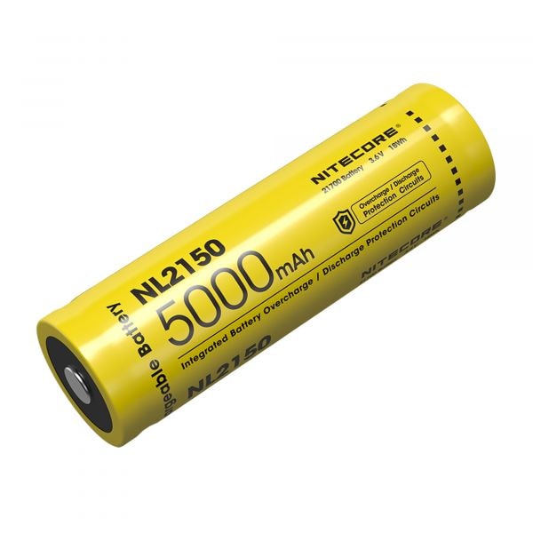 Nitecore Li-Ion batería Typ 21700 5000mAh NL2150 amarillo