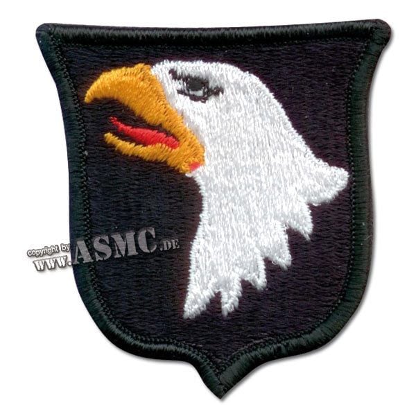 Insignia textil US 101st Airborne de colores