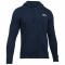 Sudadera Under Armour Zip Hoodie Rival Fitted azul oscuro