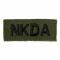 Insignia para ropa NKDA velcro verde oliva