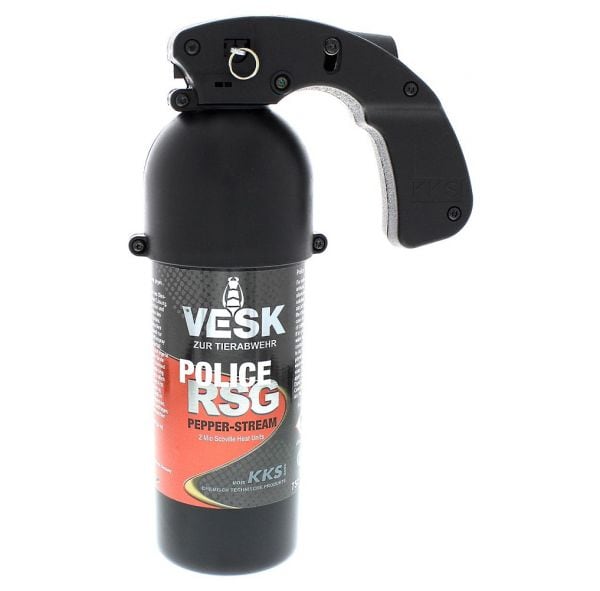 Vesk RSG spray de pimienta Police chorro jet largo 750 ml