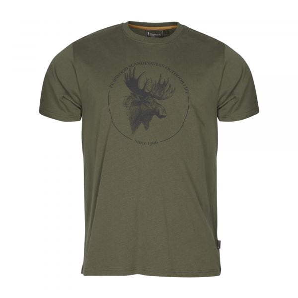 Pinewood Camiseta Moose oliva