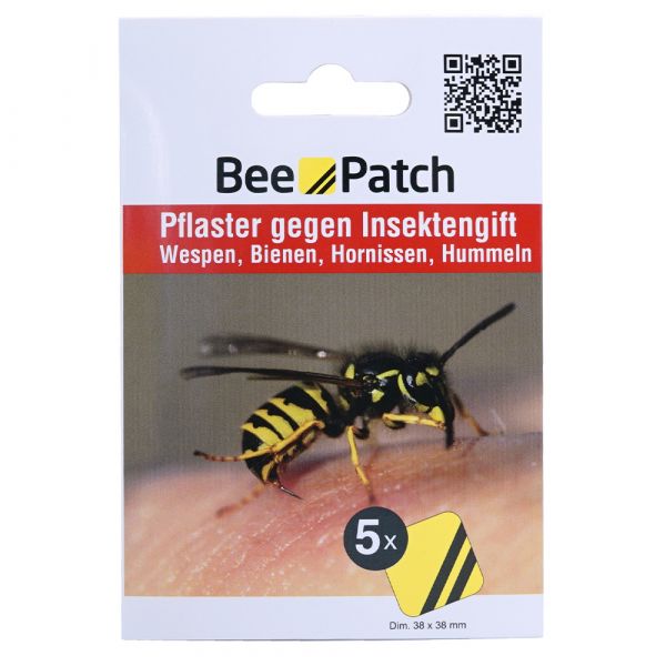 Bee Patch Parches para picaduras de abejas y avispas 5 uds.
