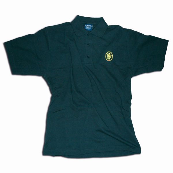 Camiseta Polo bordada con distintivo de boina Jägertruppe