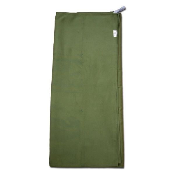 Highlander toalla de micro fibra verde oliva 124x100 cm