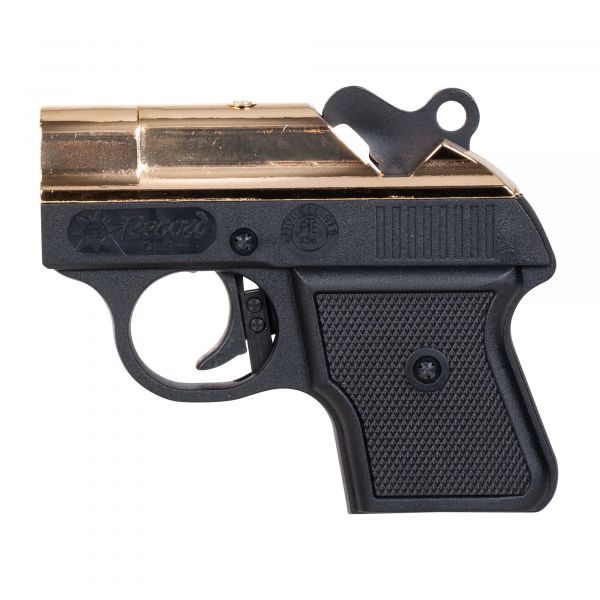 Record pistola de fogueo Derringer 6 mm Flobert negro dorado