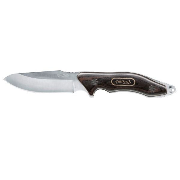 Navaja Walther BNK 2 Black Nature Knife silber marrón