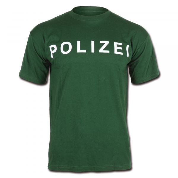 Camiseta Polizei verde