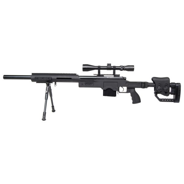 Fusil GSG Airsoft 4410 Sniper Set muelle 1.7 J negro