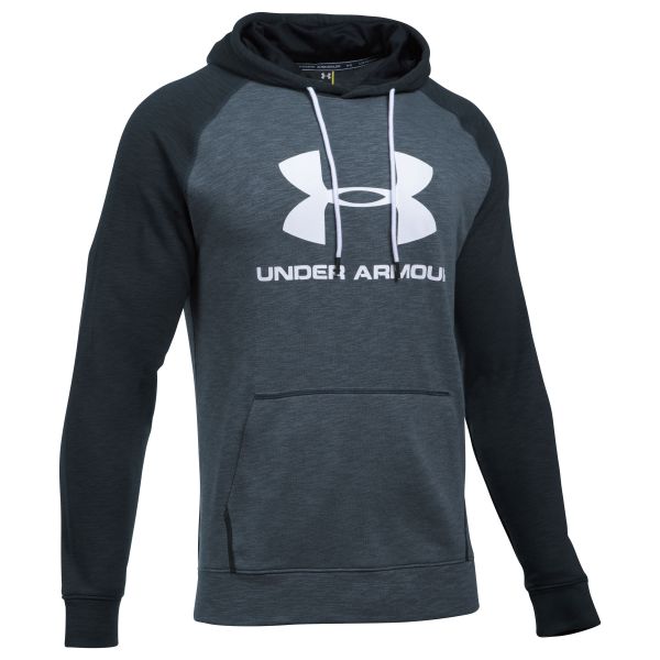 Sudadera Under Armour Fitness Hoody Sportstyle Triblend gris osc