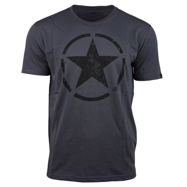 Camiseta Alpha Industries Star T gris