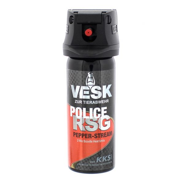 Vesk RSG aerosol de pimienta Police chorro amplio 50 ml