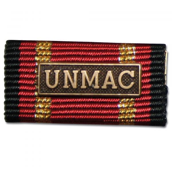 Placa de la orden por misiones en el extranjero UNMAC bronce
