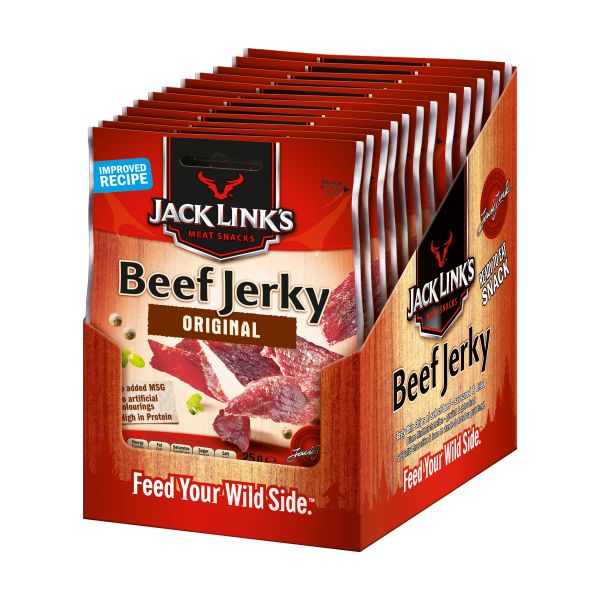 Jack Links Beef Jerky Original 25 g - 12 unids.