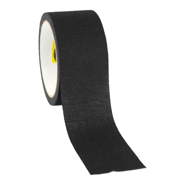Banda adhesiva de tela negra 10 m