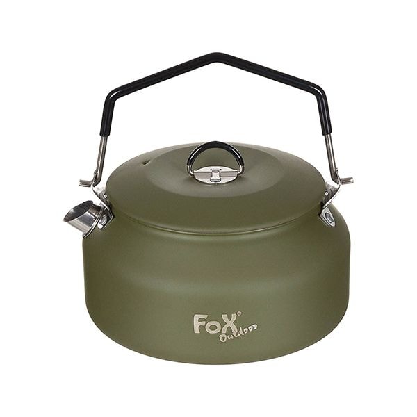 Fox Outdoor Wasserkessel Edelstahl 1 L oliv