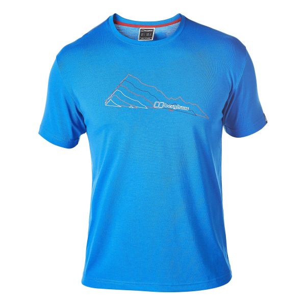 Camiseta Berghaus Layered Mountain blue lemonade