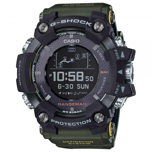 Casio Reloj G-Shock Rangeman GPR-B1000-1BER negro oliva
