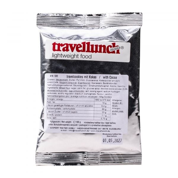 Travellunch Travelcookies - sabor cacao